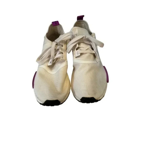 Adidas NMD_R1 Chalk White Semi Solar Men Sneakers Size 9.5 - Picture 5 of 10